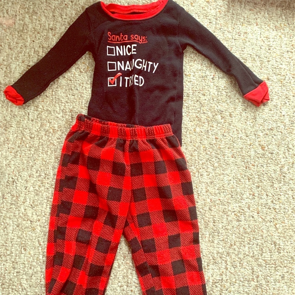 Naughty or nice Christmas PJs